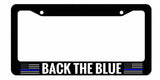 Support Police Car Truck Auto License Plate Frame