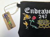 Endeavors247 Handmade Floral Vineyard Roses & Birds Purse, Bag