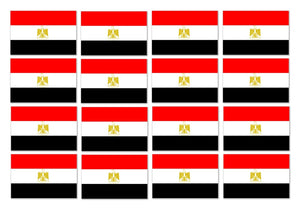 x12 Egypt Egyptian Country Flag Car Truck Window Bumper Laptop Sticker Decal 2"