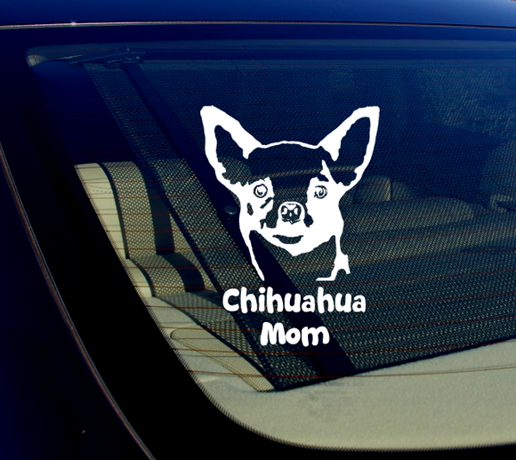 Chihuahua Mom Sticker Decal Dog Animal Car 5