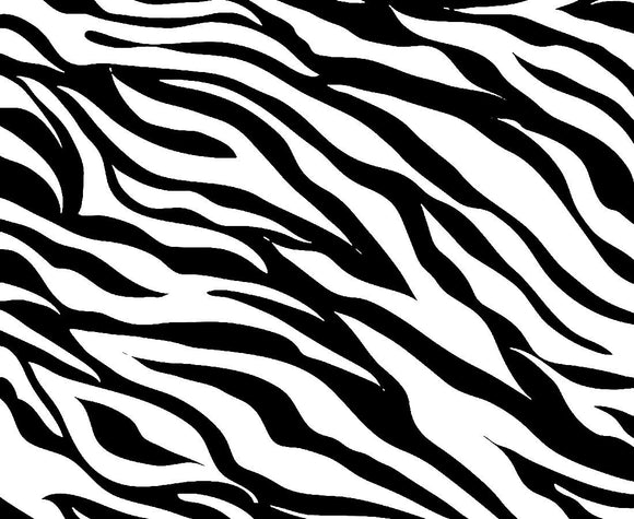 Zebra Print Pattern Vinyl Adhesive Wrap Sheet Choose Colors (4 Pack) 4