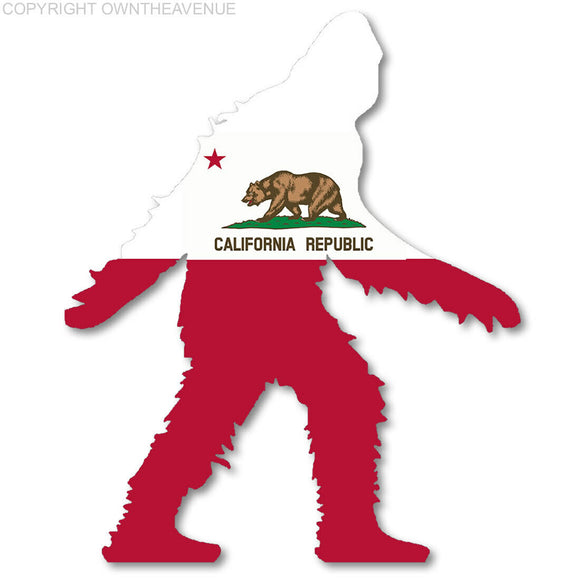 California Bigfoot CA Big Foot Sasquatch Car Truck Window Bumper Decal Sticker 4