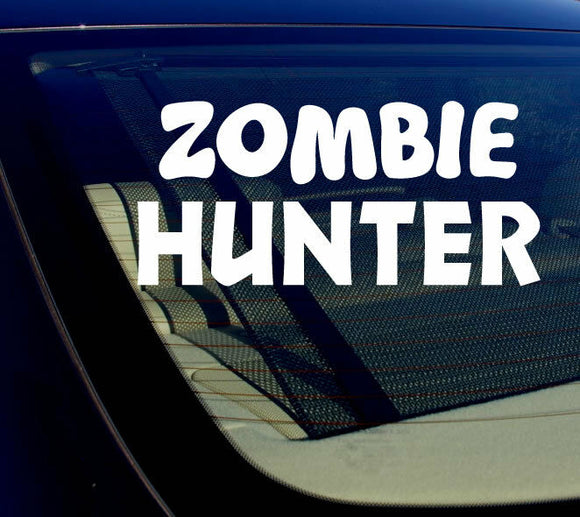 Zombie Hunter Sticker Decal 8