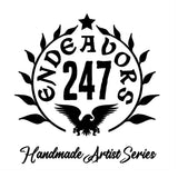 Endeavors247 Handmade Artist Collection Series - Tie Dye Acid Wash Print Original Logo Bag / Purse