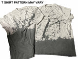 OwnTheAvenue x Endeavors247 Vintage Paint Splatter Black & White Adult T Shirt