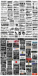 Automotive Sponsor Style JDM 215 Decals Stickers Pack V3 Car Racing Drift Lot - OwnTheAvenue