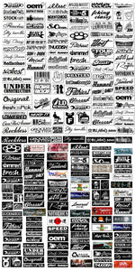 Automotive Sponsor Style JDM 215 Decals Stickers Pack V3 Car Racing Drift Lot