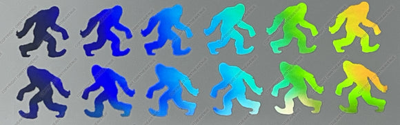 12Pcs Lot Pack Bigfoot Holographic Oil Slick Vinyl Sticker Decals - 1