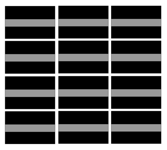 12 Pack - Support Corrections Officers Thin Silver Colored Line 2