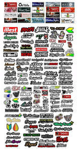 130 JDM Drifting Drift Racing Drag Kanji Japanese Race Funny Stickers Pack Lot - Model: 7387398 - OwnTheAvenue