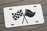 Car Sport Racing Style Electric Vehicle EV Auto Metal License Plate