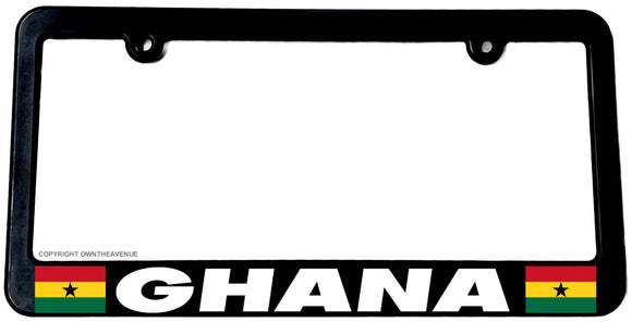 Ghana World Country Flag Car Truck Auto License Plate Frame - OwnTheAvenue