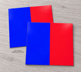 x2 Paris France Flags Model V01 Vinyl Sticker Decals 3.5" Each