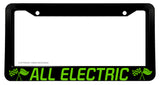 All Electric Car Sport Racing Style Electric Vehicle EV ModelV01 License Plate Frame