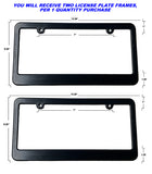 x2 I Love Latinas Funny Joke Car Truck Auto Slim License Plate Frame - OwnTheAvenue