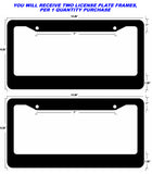 x2 Endless Nights JDM Drifting Racing License Plate Frame Model V001 - OwnTheAvenue