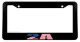 2nd Amendment 2A USA American Flag Colors License Plate Frame Model V01