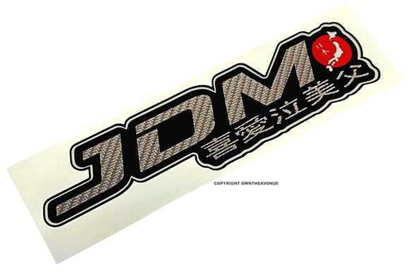 JDM Kanji Japanese Drifting Racing Japan Carbon Vinyl Print Sticker Decal 5