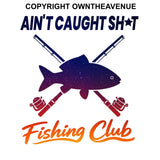 x2 Aint Caught Sh* Fishing Club Car Truck Model V01 Holographic Sticker Decals