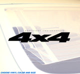 4x4 Off Road Car Truck Lifted SUV Auto Vinyl Sticker Decal - OwnTheAvenue