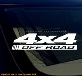 4x4 Off Road Car Truck Lifted SUV Auto Vinyl Sticker Decal - OwnTheAvenue