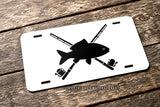 Fishing Car Truck SUV Auto Metal License Plate