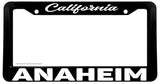 Anaheim California License Plate Frame - OwnTheAvenue