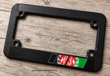 Afghanistan Afghani Flag Sport Racing Stripe Motorcycle License Plate Frame - OwnTheAvenue