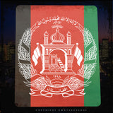 Afghanistan Flag Grunge Style Mouse Pad