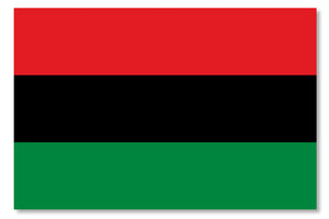 African Africa Flag Car Truck Window Bumper Laptop Cup Cooler Sticker Decal 4"