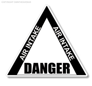 Car airplane aircraft airport plane air intake danger blk warning sticker decal - OwnTheAvenue
