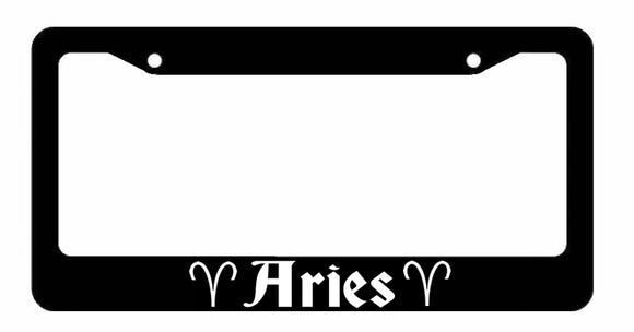 Aries Zodiac Sign Astrological Astrology Car Truck License Plate Frame