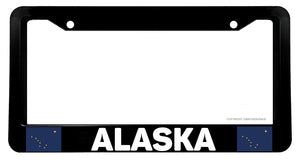 Alaska State Flag Alaskan Model V01 Car Truck License Plate Frame - OwnTheAvenue