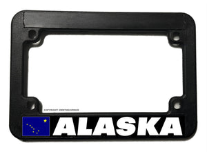 Alaska Motorcycle License Plate Frame