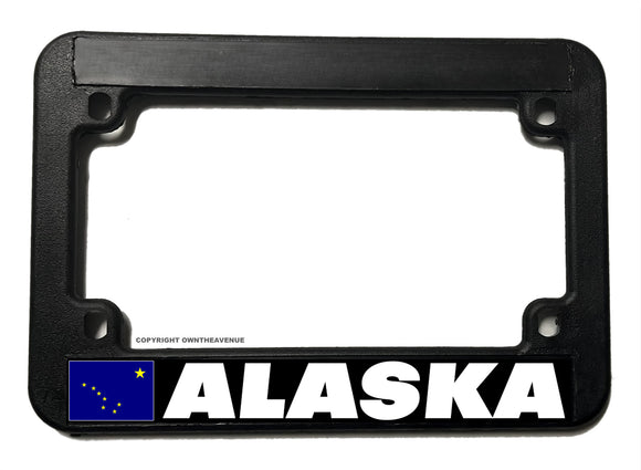 Alaska Motorcycle License Plate Frame