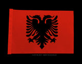 2 Pack Albania Albanian Flag / Flags - 5.5" x 8.1" Each