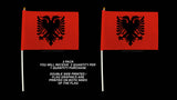 2 Pack Albania Albanian Flag / Flags - 5.5" x 8.1" Each