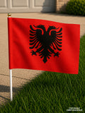2 Pack Albania Albanian Flag / Flags - 5.5" x 8.1" Each
