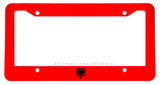 Albania Albanian Flag Car Truck SUV Metal License Plate Frame