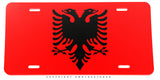 Albania Albanian Flag Car Truck SUV Auto Metal License Plate