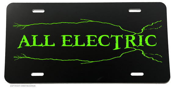All Electric EV Electric Vehicle Car Truck SUV License Plate Cover - OwnTheAvenue