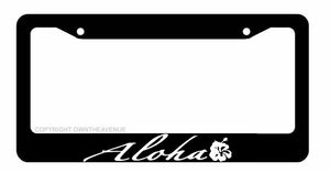 Aloha Hawaii Hawaiin Hibiscus Car Truck Model V5 License Plate Frame