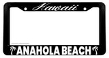 Anahola Beach Hawaii HI License Plate Frame - OwnTheAvenue