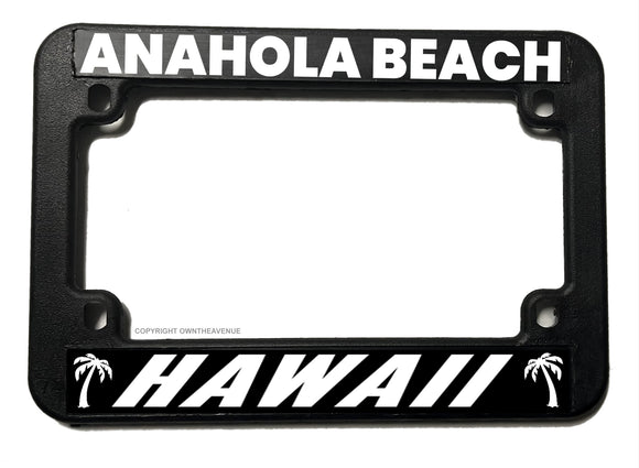 Ewa Beach Hawaii HI Motorcycle License Plate Frame - OwnTheAvenue