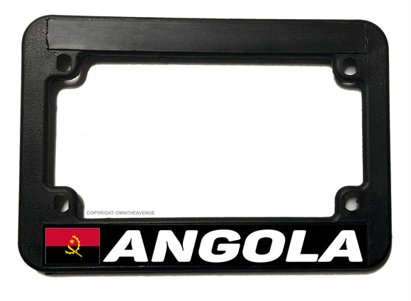 Angola Motorcycle License Plate Frame