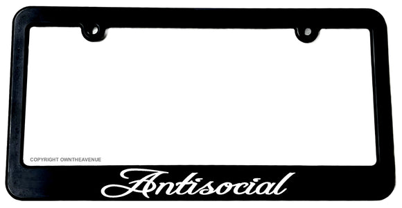 Antisocial Humor Joke Off Road Truck Lifted JDM License Plate Frame - OwnTheAvenue