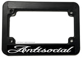 Antisocial Humor Joke Racing Dirt Bike Motorcycle License Plate Frame - OwnTheAvenue
