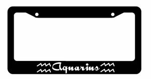 Aquarius Zodiac Sign Astrological Astrology Car Truck License Plate Frame