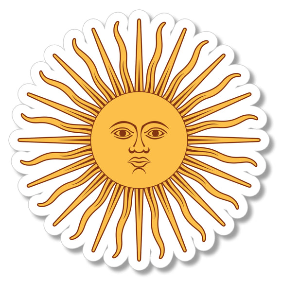 Argentina Sun of May argentine republic flag car truck bumper sticker decal 4