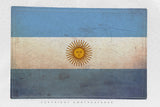 Argentina Flag Grunge Style Iron On Patch - OwnTheAvenue